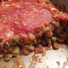 A picture of Lentil Loaf.