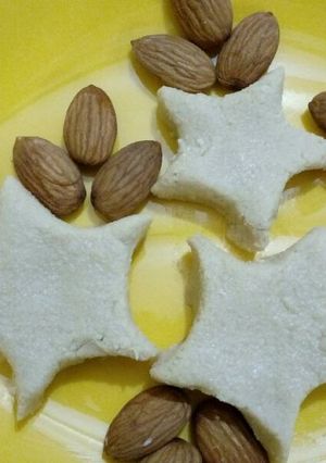 A picture of Plum jaggery sandesh.