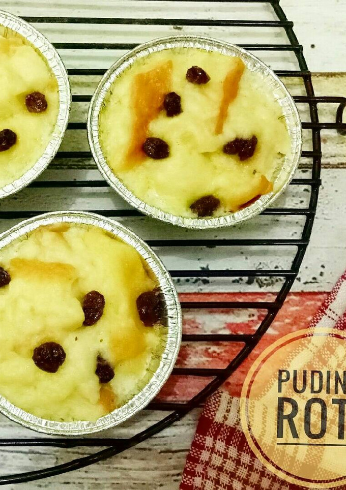Foto resep Puding Roti