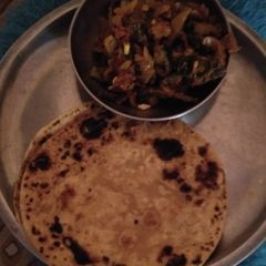 A picture of Karela ka sabji.