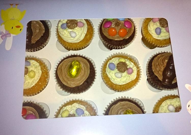 Simple Way to Prepare Speedy Easter box of cupcakes