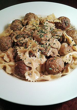 A picture of Meatball Stroganoff.