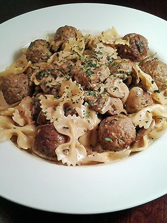 Simple Way Prepare Recipe Meatball Stroganoff that is Delicious, Can Spoil the Tongue}