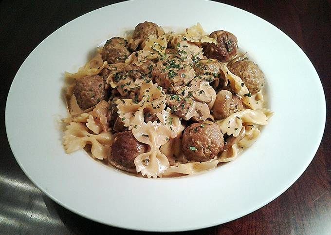 Recipe of Award-winning Meatball Stroganoff