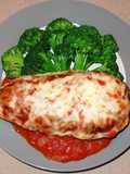 Eggplant with Meat Sauce and Mozzarella Cheese, Jon Style