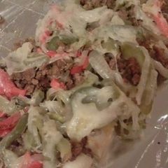 A picture of Sausage, Peppers, and Onions Pizza.