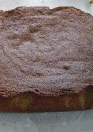 A picture of Matcha Castella.