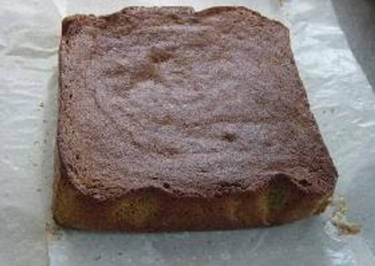 Steps to Make Matcha Castella