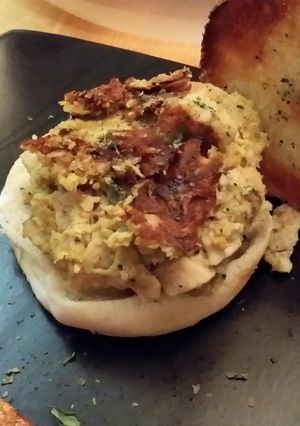 A picture of low calorie chicken patty.