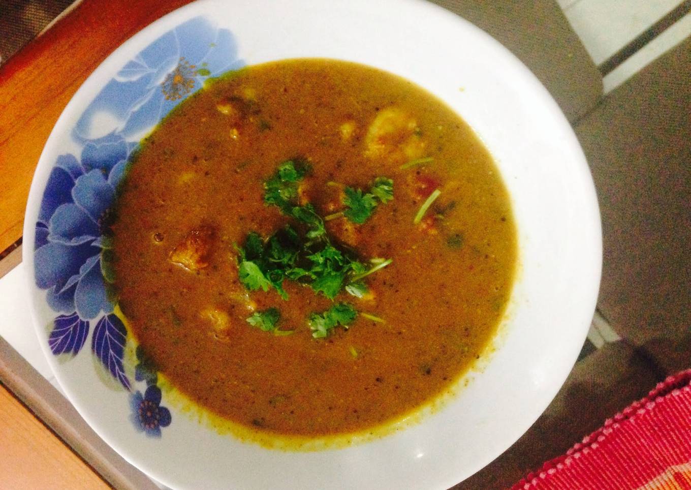 Red Shrimp Curry Mustard