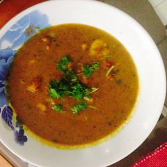 A picture of Prawns In Mustard Curry.