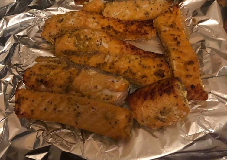 How to  Cooking Baked Salmon fish Appetizing