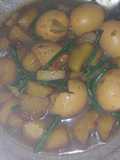 Semur kentang telur