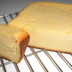 A picture of Made With Love in a Bread Machine! Rich Cheesecake.