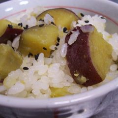 A picture of Sweet Potato Rice: The Subtle Sweetness Makes Me Happy!.