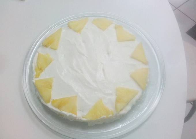 Recipe of Cheese cake ananas coco