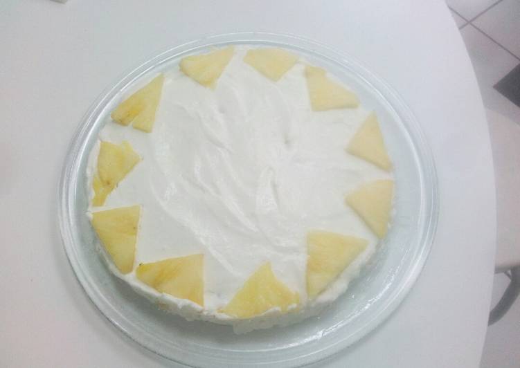 Cheese cake ananas coco