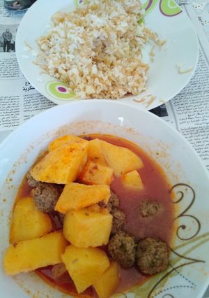 صورة لوصفة روستو مع الارز