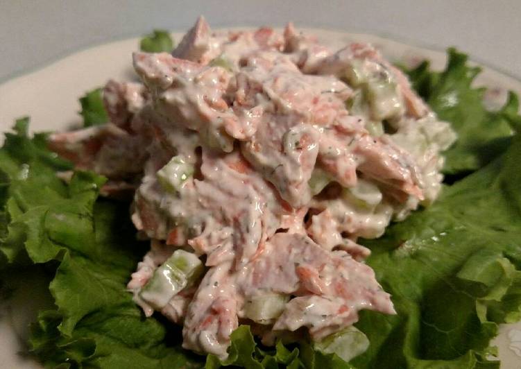 Simple Way to Make Super Quick Homemade Salmon Salad