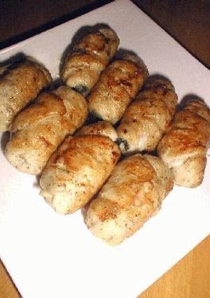 A picture of Chicken Tender Rolls With Two Flavors.