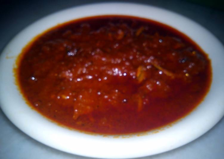 Recipe of Homemade Red Hot &amp; Spicy Condiment