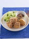 Honey Vingear Miso Chicken Cutlets