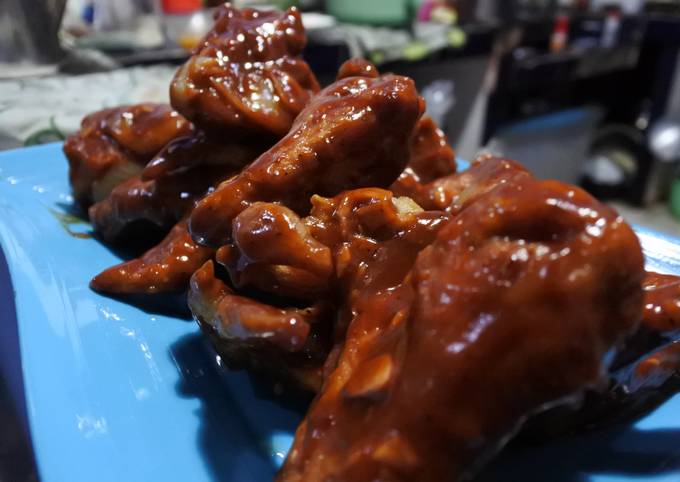 Fire wings (bbq chicken, ayam bbq, ayam barbeque)