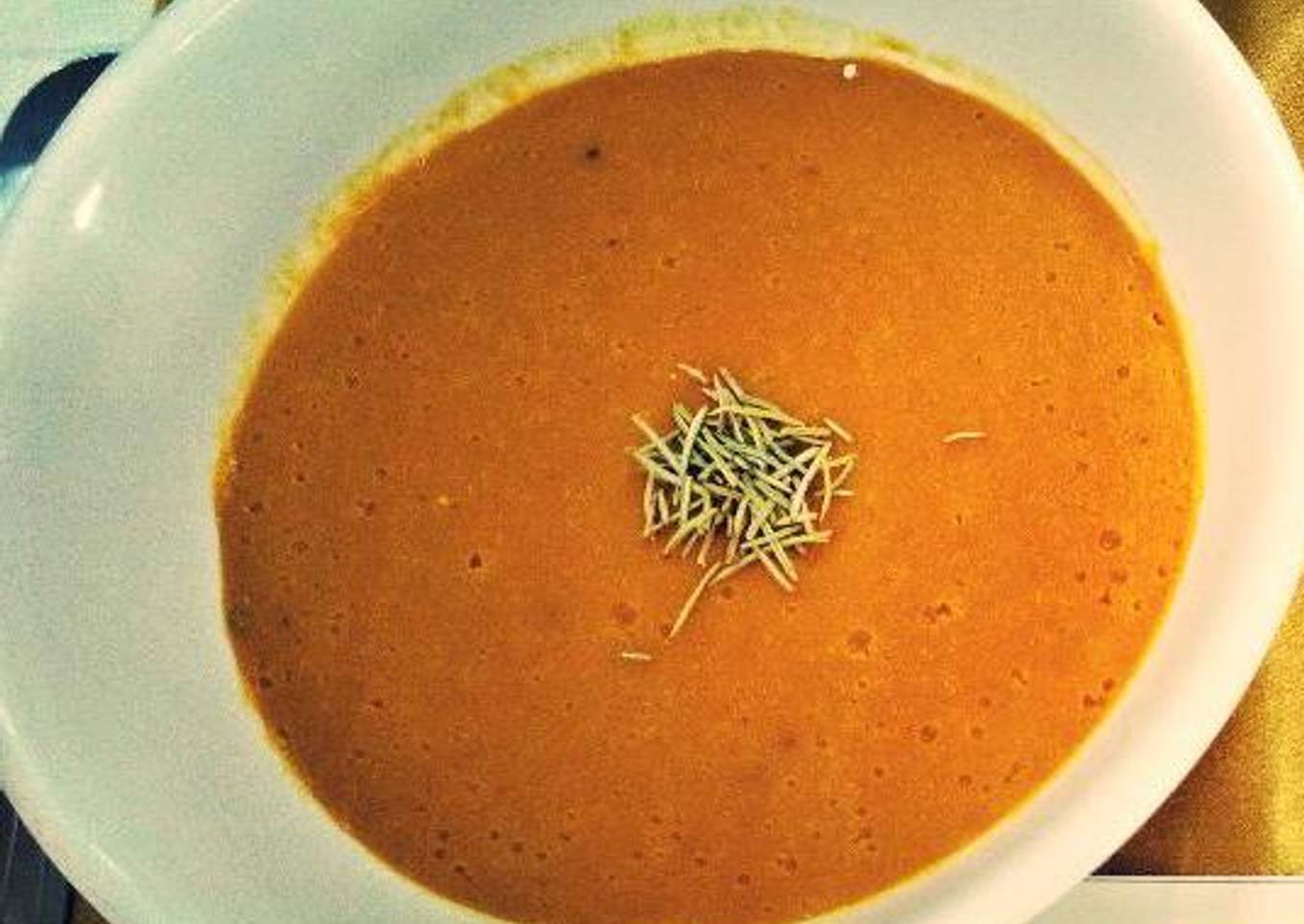 Creme of pumpking soup