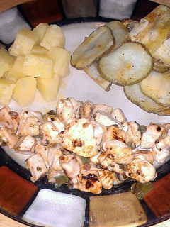 A picture of Italian Dressed Chicken and Potatoes.