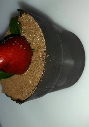 Una foto de Macetas de chocolate