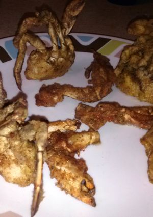 A picture of Old bay Fry Blue Crab.