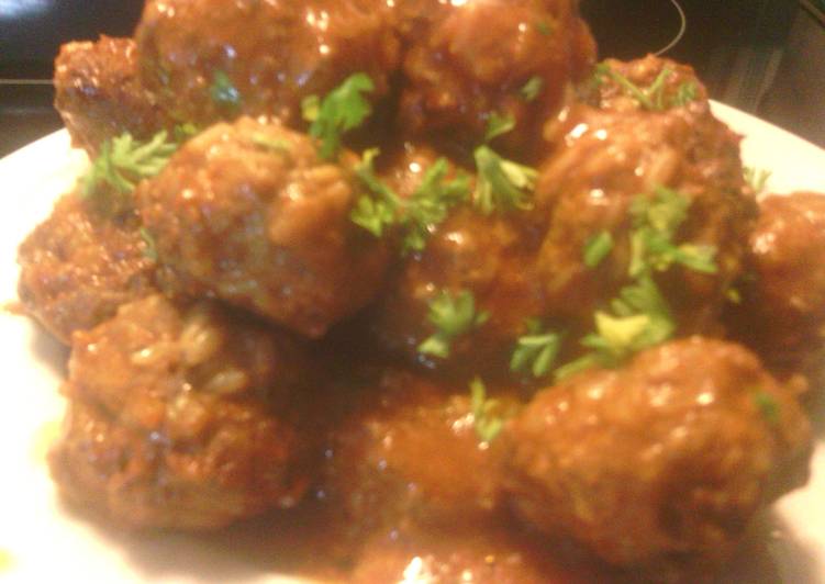Step-by-Step Guide to Make Favorite my oven  porcupines meatballs