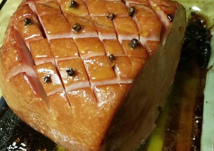 Simple Way to Prepare Ultimate Orange Glazed Ham