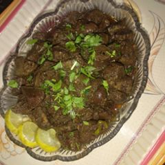 A picture of Fry Gurda kaleji.
