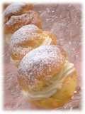 Choux Buns with Cream Cheese Filling
