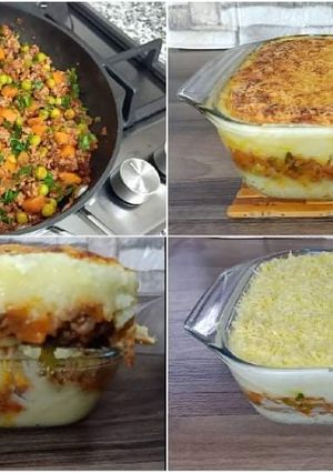 صورة لوصفة غراتان بالخضر صحي ومغذي، على طريقة ام يارا