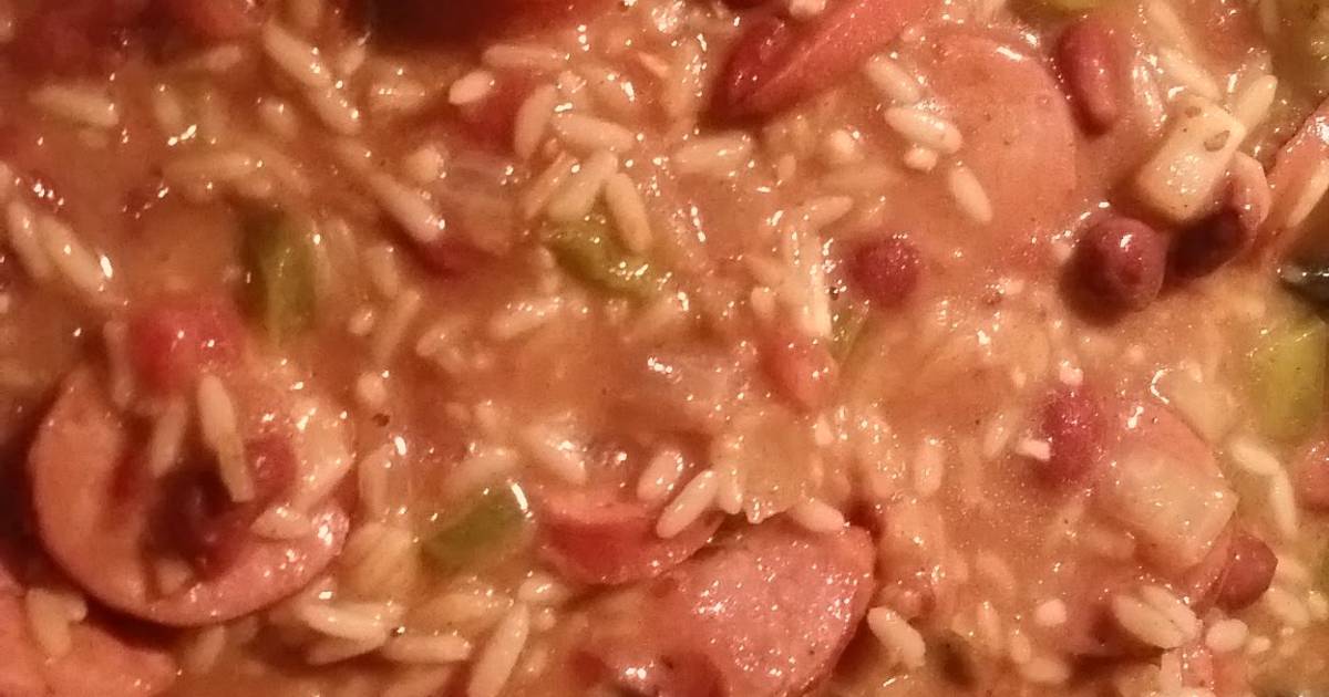 Cajun style red beans and rice Recipe by theonlygirl013 Cookpad