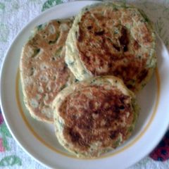 A picture of left over mashed potato pancakes.