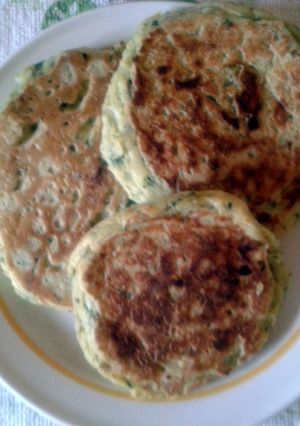 A picture of left over mashed potato pancakes.