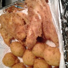 flounder fried A picture of flounder fried.