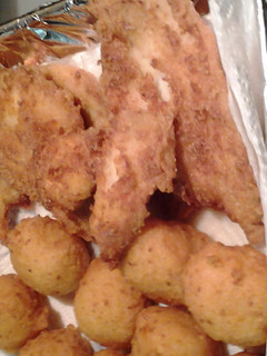 A picture of flounder fried.