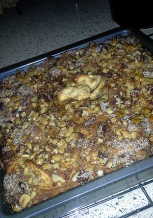 A picture of Apple Sour Cream Coffee Cake.