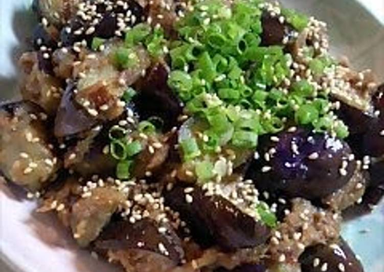How to Prepare Perfect Stimulate Your Appetite Eggplant and Tuna Spicy Miso Stir Fry