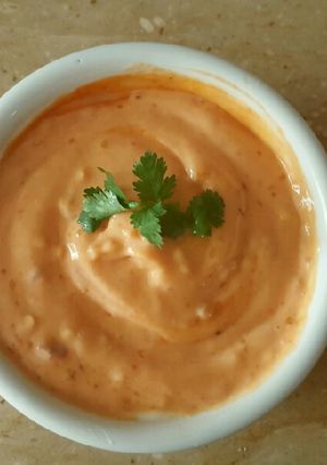 A picture of Homemade Burger Mayo sauce🍔.