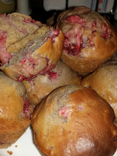 A picture of Strawberry Muffins.