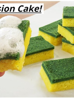 A picture of Edible Prank Sponge Cake.