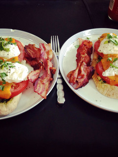 A picture of Mediterranean Poached Egg Breakfast.