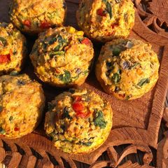 A picture of Savory Veggie Muffins.