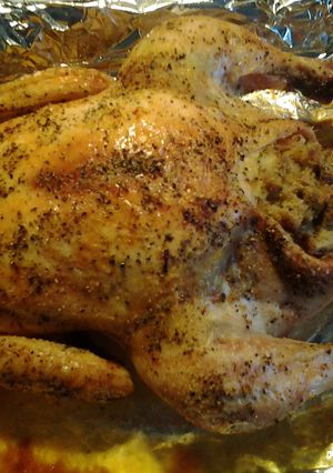 A picture of Roast Chicken w/Stuffing (quick & easy).