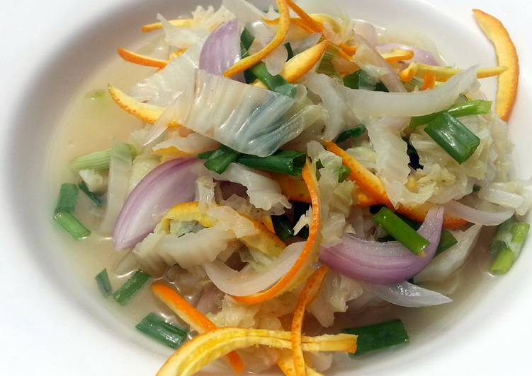 Recipe of Favorite Napa Cabbage With Orange Peel